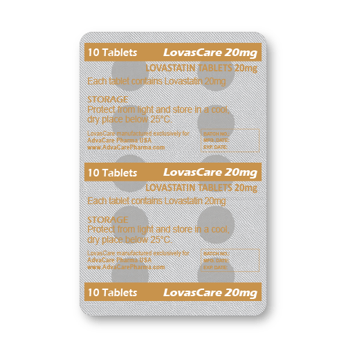 Lovastatin Tablets (blister of 10 tablets)