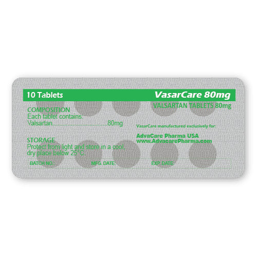 Comprimés de Valsartan (blister de 10 comprimés)