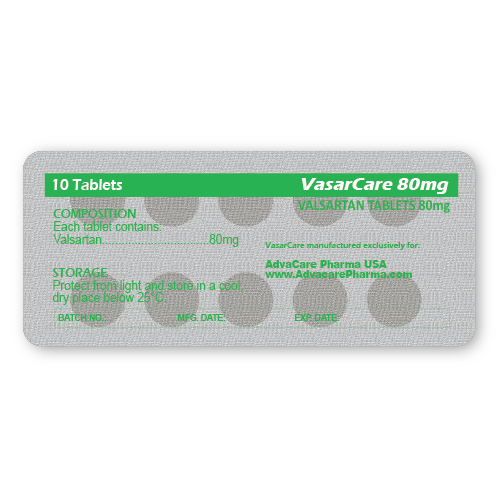 Valsartan Tablets (blister of 10 tablets)