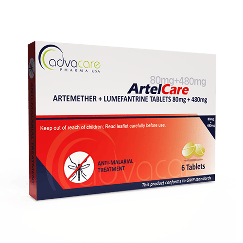 Artéméther + Luméfantrine Comprimés (boîte de 6 comprimés)