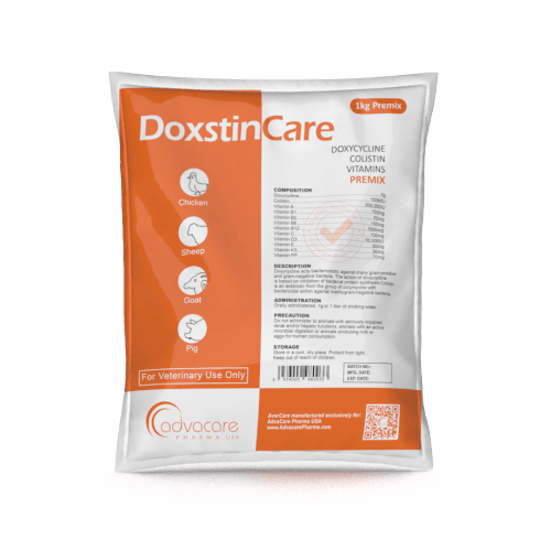 Doxycycline + Colistin + Vitamins Premix (1 bag)