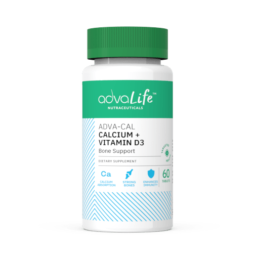 Calcium + Vitamine D3 Comprimés (flacon de 60 comprimés)