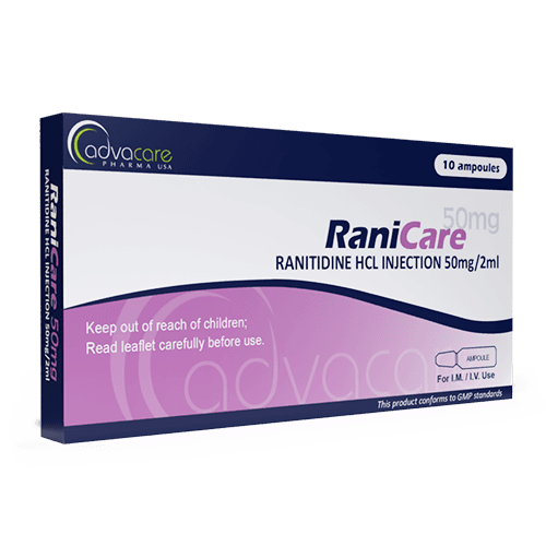 Ranitidine HCl Injection (box of 10 ampoules)
