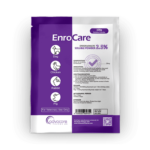 Enrofloxacin Soluble Powder (1 bag)