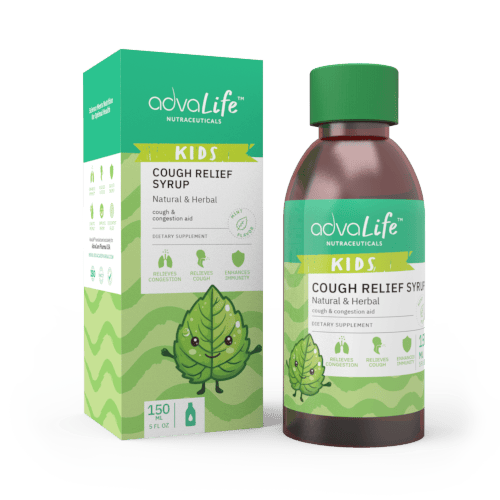 Natural Cough Syrup for Kids (1 box and 1 bottle)