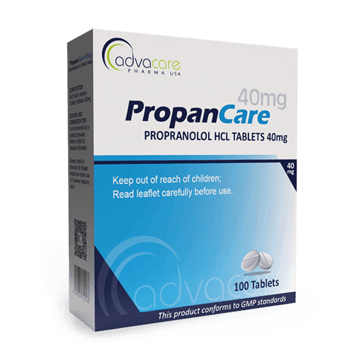 Comprimidos de Propranolol HCl (caja de 100 comprimidos)