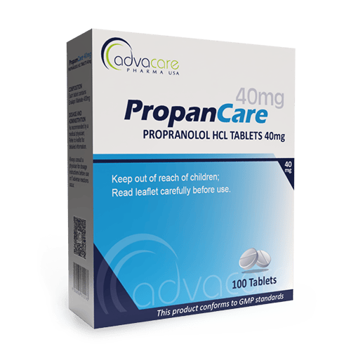 Comprimidos de Propranolol HCl (caja de 100 comprimidos)
