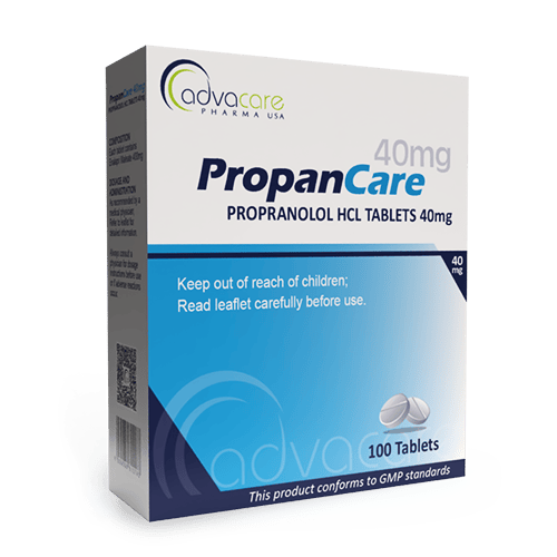 Propranolol HCL Comprimés (boîte de 100 comprimés)