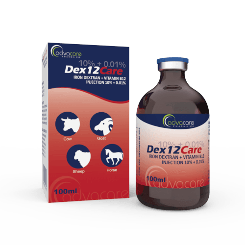 Iron Dextran + Vitamin B12 Injection (1 box and 1 vial)