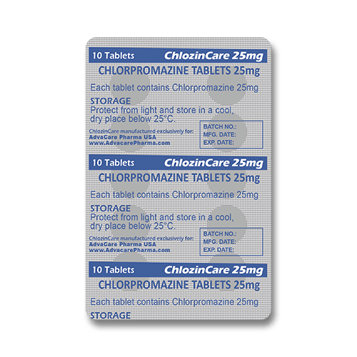 Chlorpromazine Comprimés (plaquette de 10 comprimés)