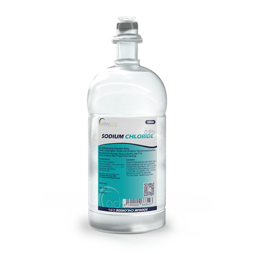 Solution d'Irrigation au Chlorure de Sodium à 0.9% - 1000 ml.