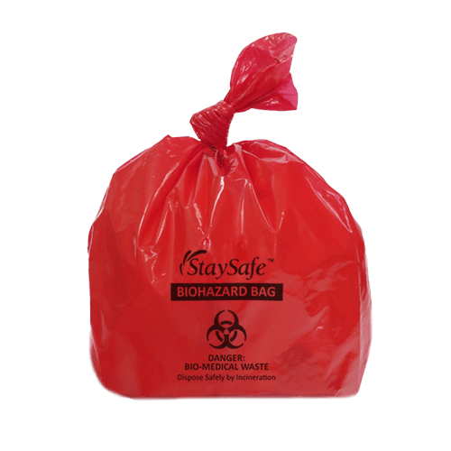 Biohazard Bag - Red Biohazard Bags / Biohazard Specimen Bag - ANTITECK